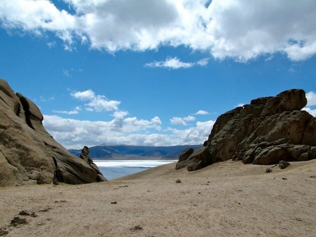 white lac et rochers expedition en van russe mongolie