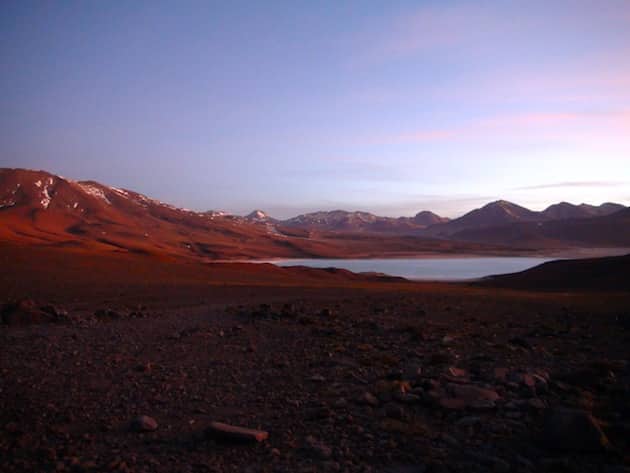 lever de soleil ascension du LIcancabour sud lipez Bolivie