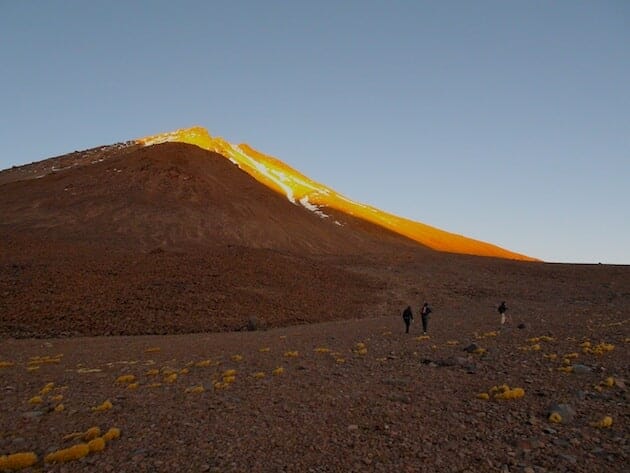 départ pour ascension du Licancabour sud lipez Bolivie