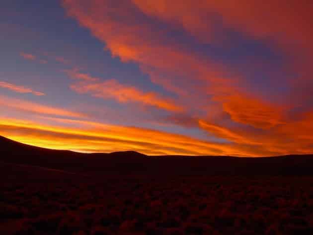 coucher de soleil sud lipez expédition salar d'uyuni bolivie