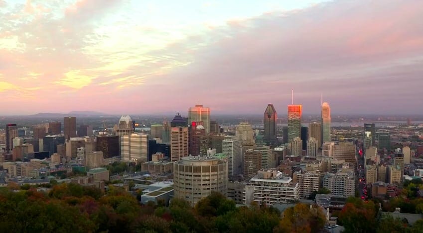 panorama du parc du mont royal