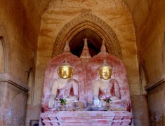 bouddha interieur temple bagan birmanie bouddha interieur temple bagan birmanie