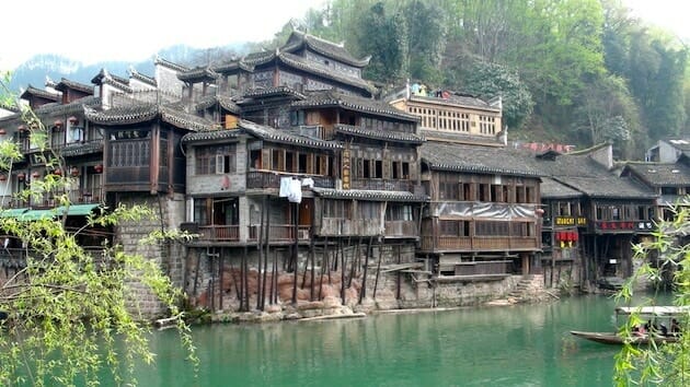 maisons sur piloti Fenghuang Chine que faire en Chine que faire en Chine