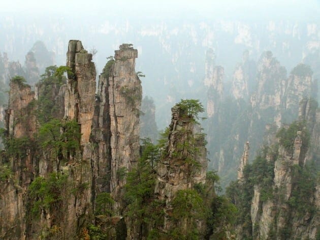 pics Xhangjiajie Chine
