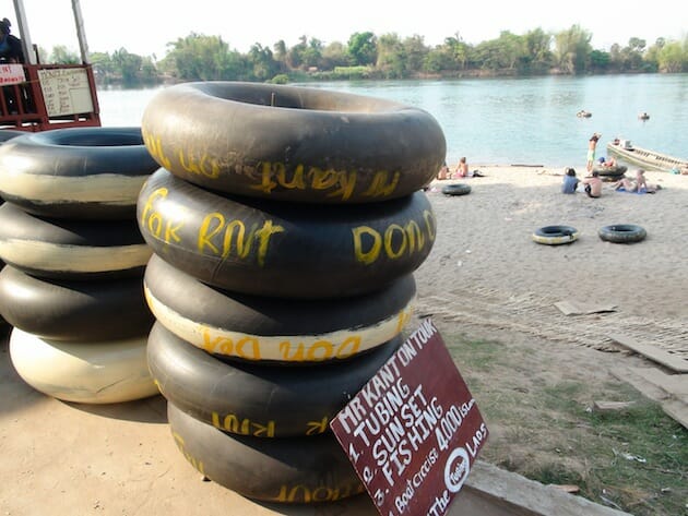 tubing 4000 iles Laos