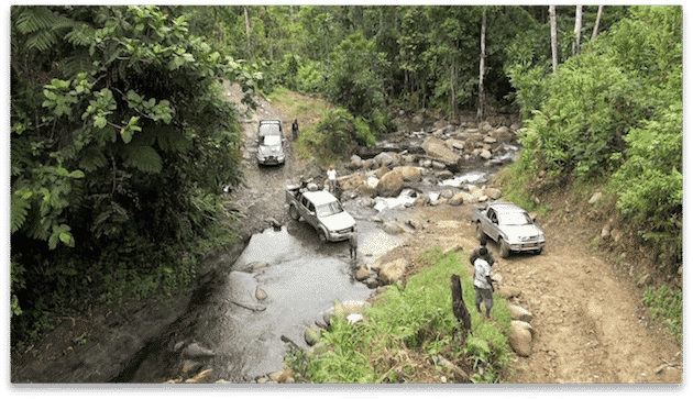 retour en 4x4 treck vallée du Baliem Papouasie 2