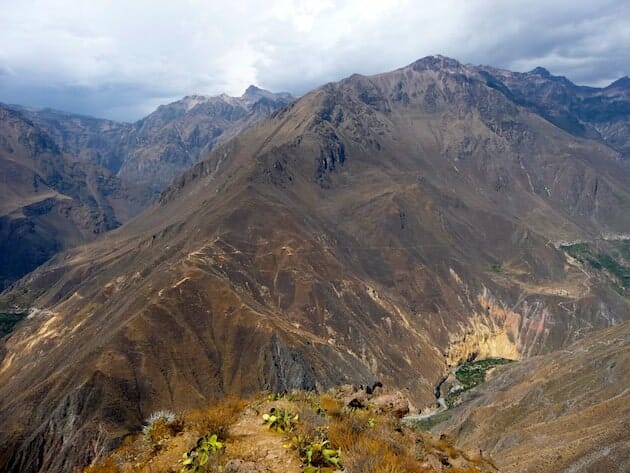 montagnes canyon de colca arequipa pérou