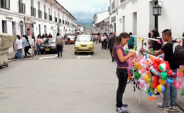 rue pavée popayan ville blanche colombie rue pavée popayan ville blanche colombie