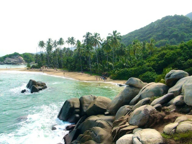 plage de cabo san juan parc de tayrona colombie