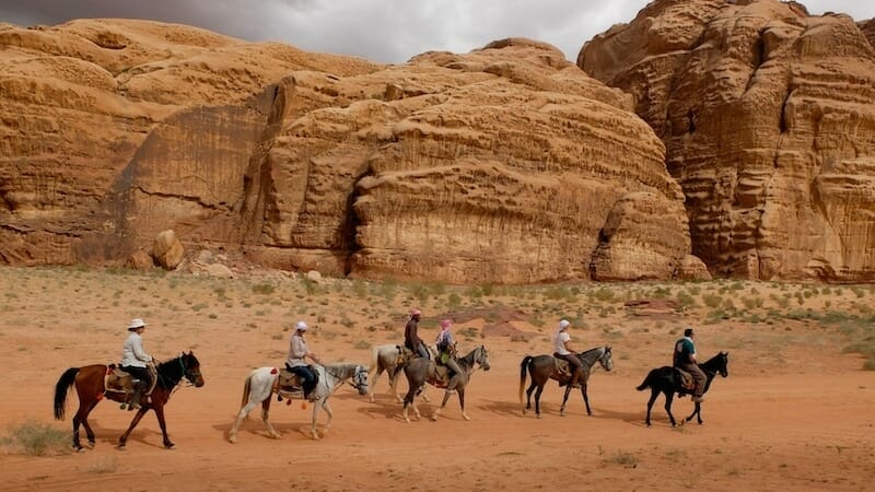 trek cheval wadi rum jordanie trek cheval wadi rum jordanie