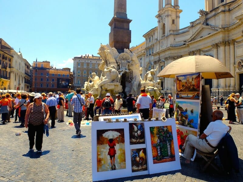 artistes piazza navona artistes piazza navona