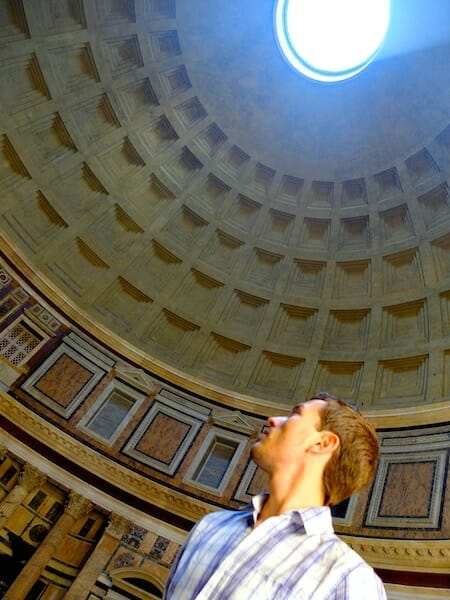 pantheon_rome interieur pantheon alex itinéraire pour visiter rome