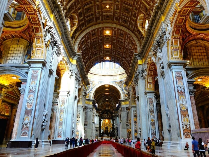 basilique_st_pierre_rome neuf interieure basilique st pierre de rome vatican