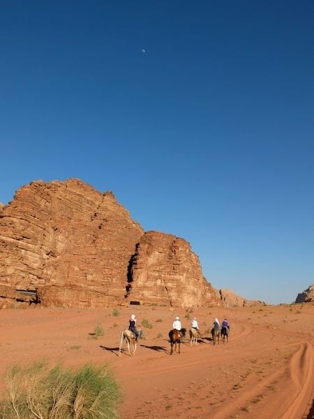 randonnee cheval wadi rum retour