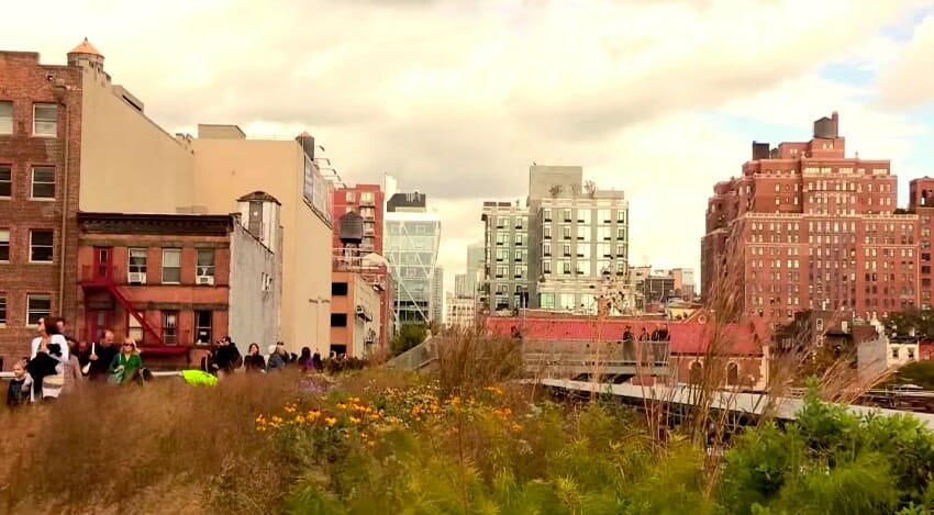 high line vue sur new york
