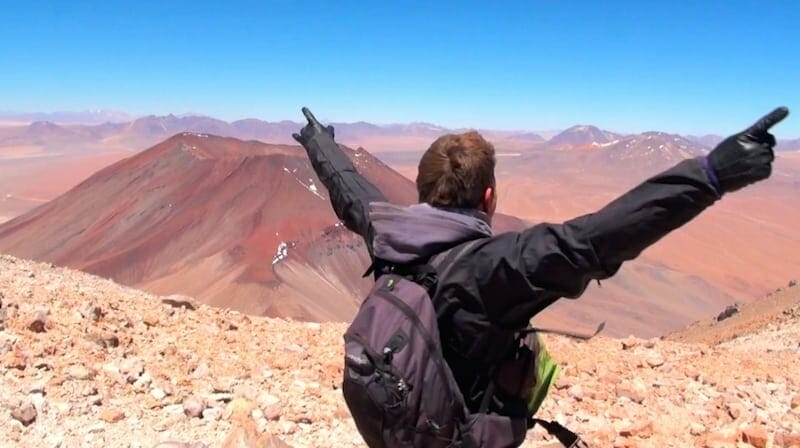 sommet du Volcan Licancabour Bolivie