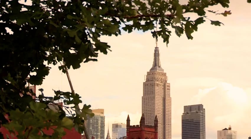 vue sur empire state building de la high line