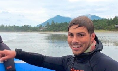 Alan prof surf tofino Colombie Britannique