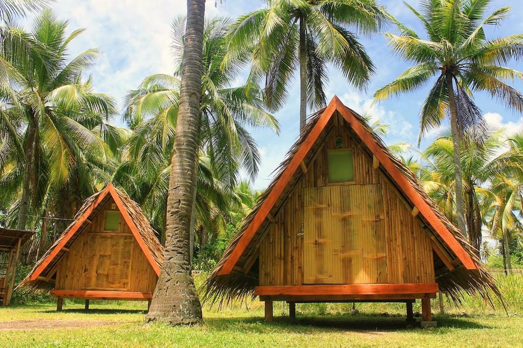 nipa hut dormir philippines cebu