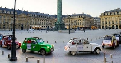 balade paris insolite 2CV electrique balade paris insolite 2CV electrique