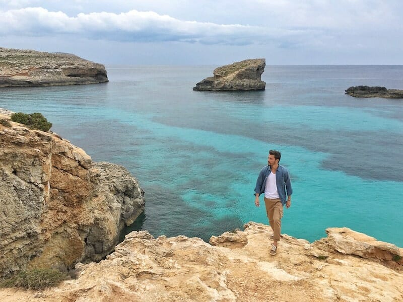 Que faire à Malte : le top des choses à faire et voir Le Blue Lagoon sur l'île de Comino. Une chose à faire et à voir à Malte.