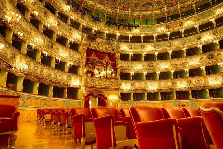 Opéra de Venise – Billets pour La Fenice et autres Théatres Venise Le superbe Théâtre Fenice