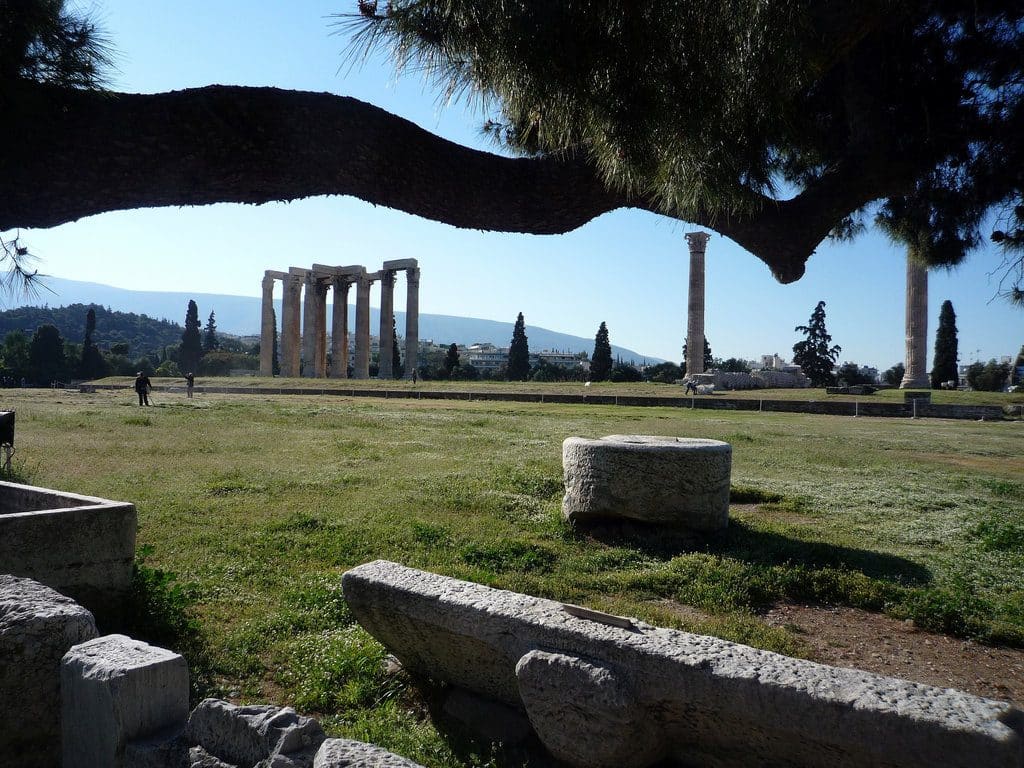 Athènes site de l'Olympieion