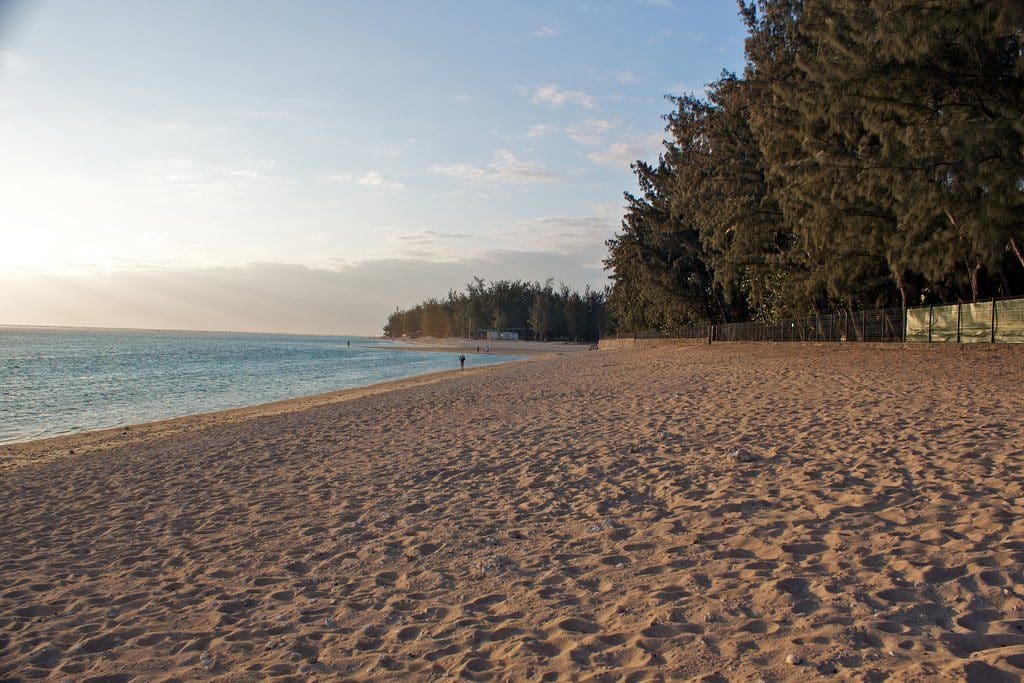 La plage de l'Ermitage à l'Ile de la Réunion