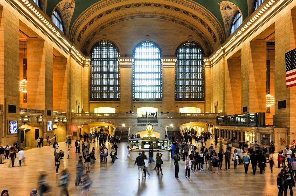 new_york_gare_grand_central_terminal L'immense hall de la gare grand central terminal