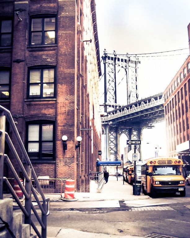 new_york_quartier_brooklyn_maisons_briques Le quartier de Brooklyn et ses maison en briques rouges