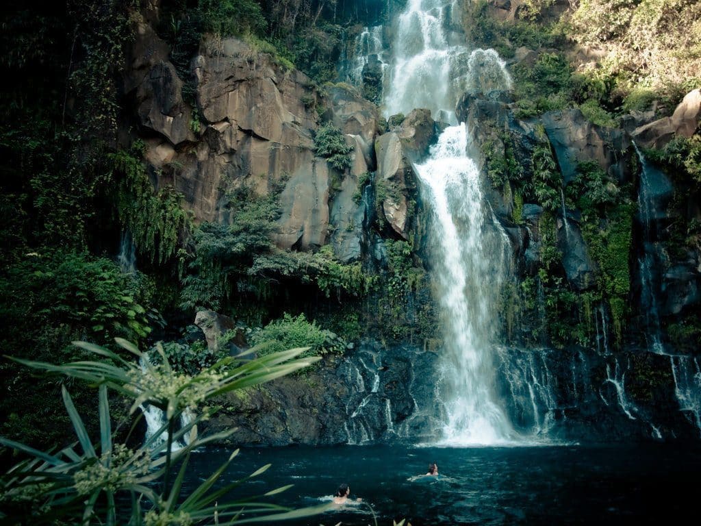 La Cascade des Aigrettes sur l'ile de la Réunion