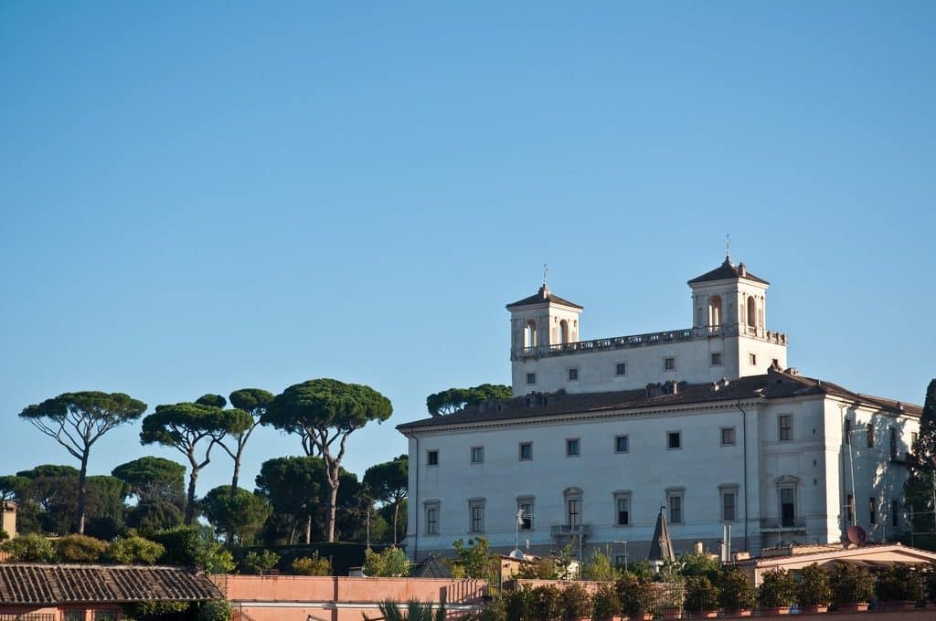 rome_villa_medicis La Villa Médicis à Rome