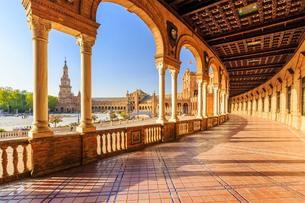itinéraire pour visiter seville et la plaza de espana