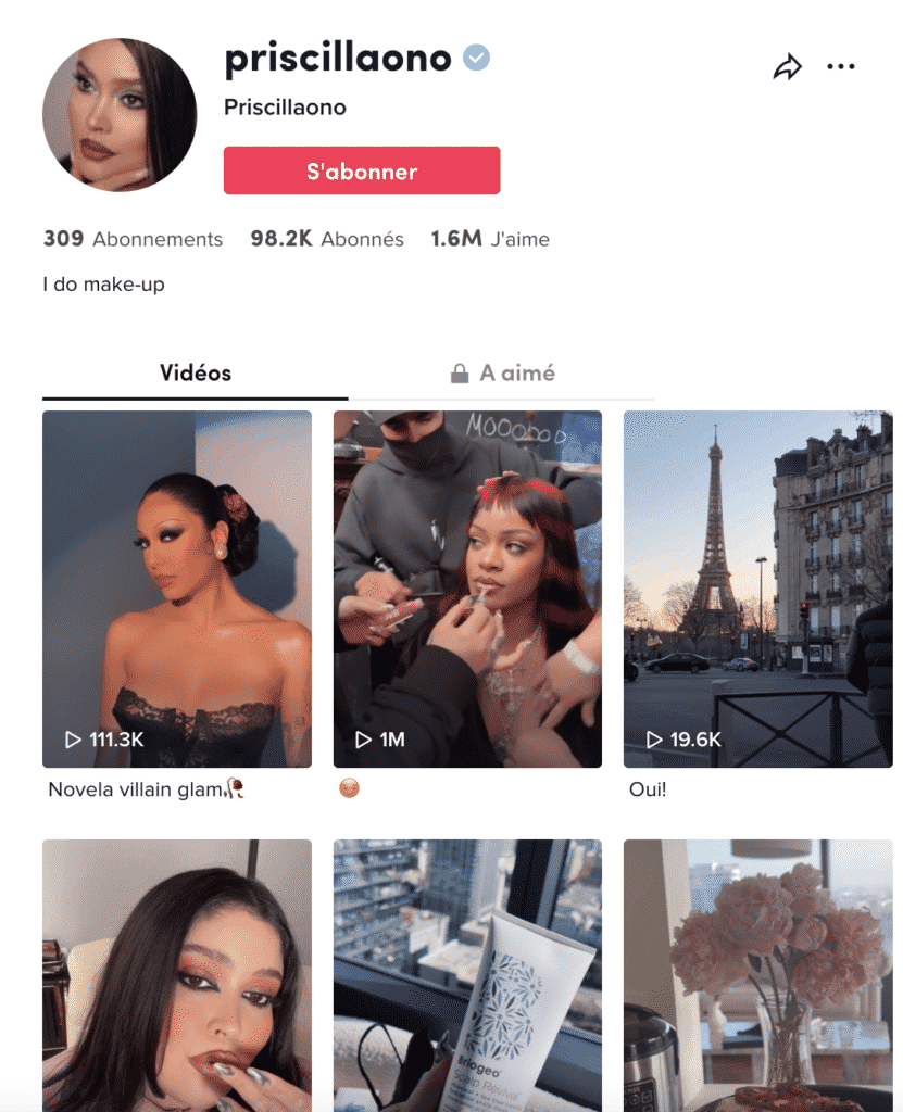 make up tik tok