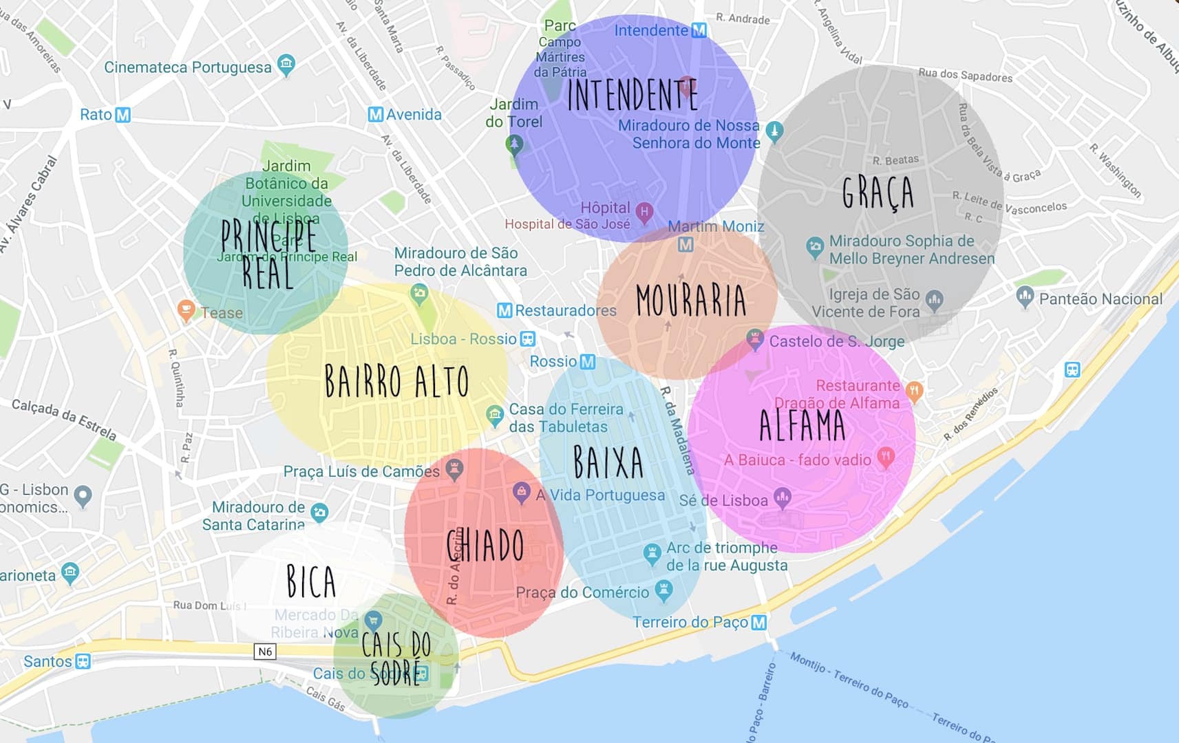 Quartier Lisbonne : Les 11 meilleurs quartiers à visiter