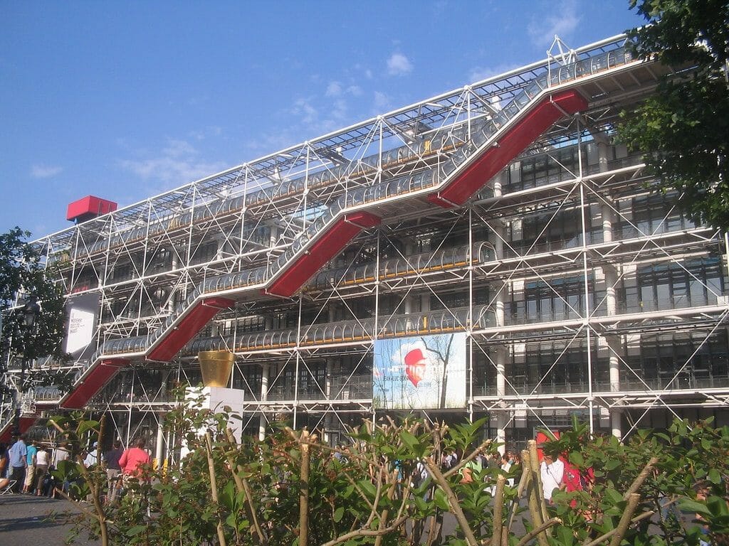 Exterieur_Beaubourg vue extérieure de Beaubourg