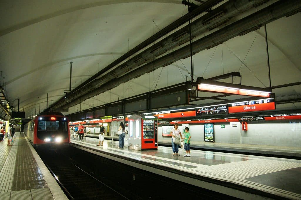 Le métro pour se rendre au centre ville de Barcelone