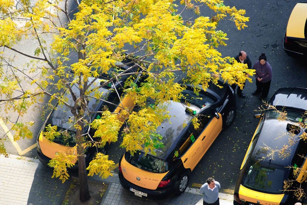 Se rendre au centre ville de Barcelone en taxi