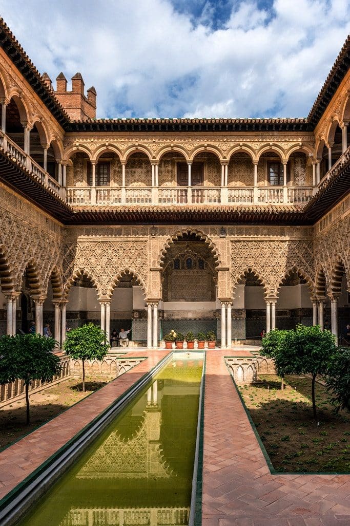 Patio_Alcazar Visiter l'alcazar de Séville