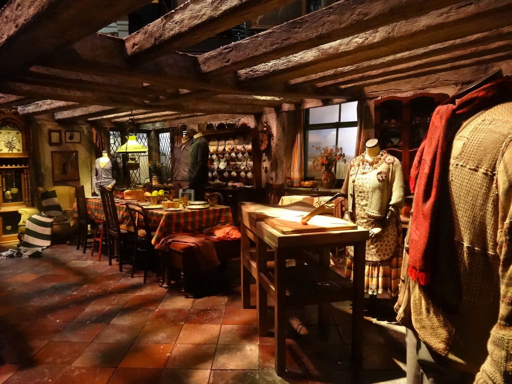 La cuisine de la maison des Weasley