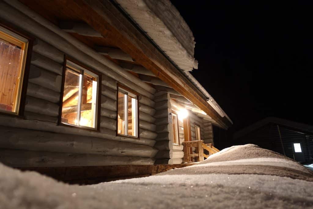 quebec en hiver Dormir dans un Chalet seul au monde