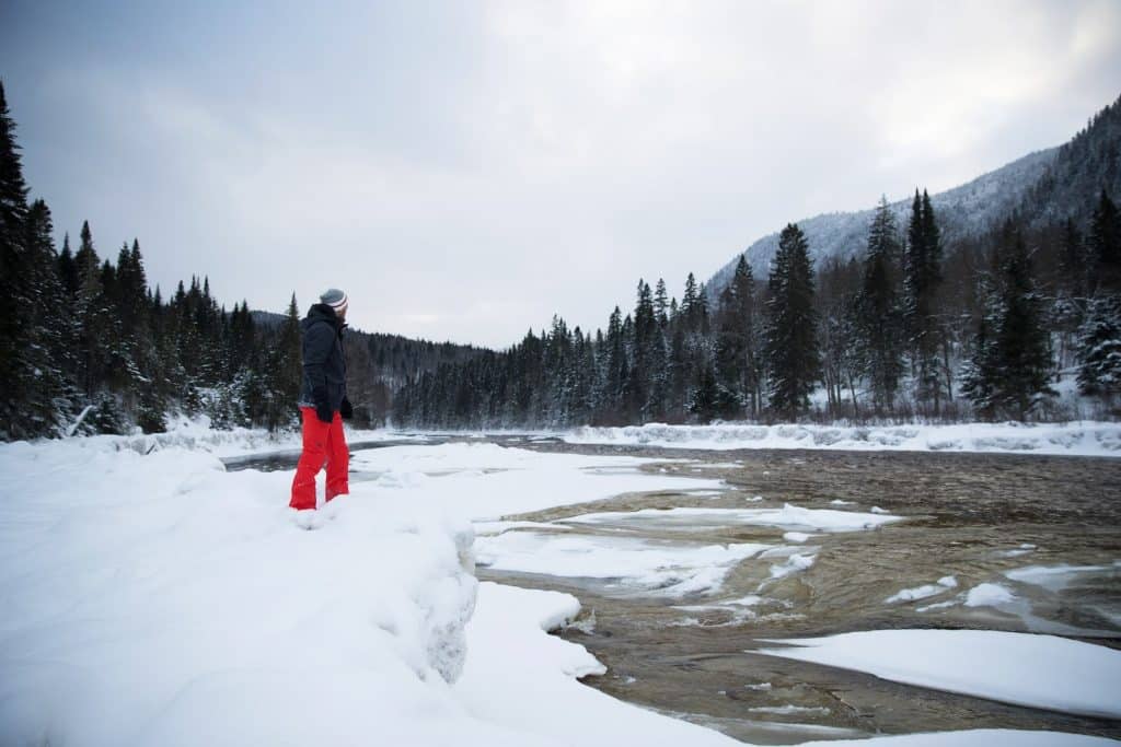 quebec en hiver parc jacques cartier
