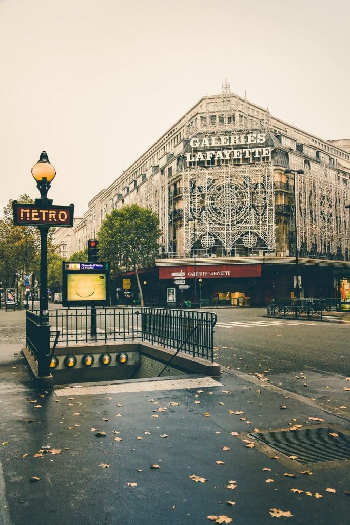 Ou dormir a Paris Galerie Lafayette