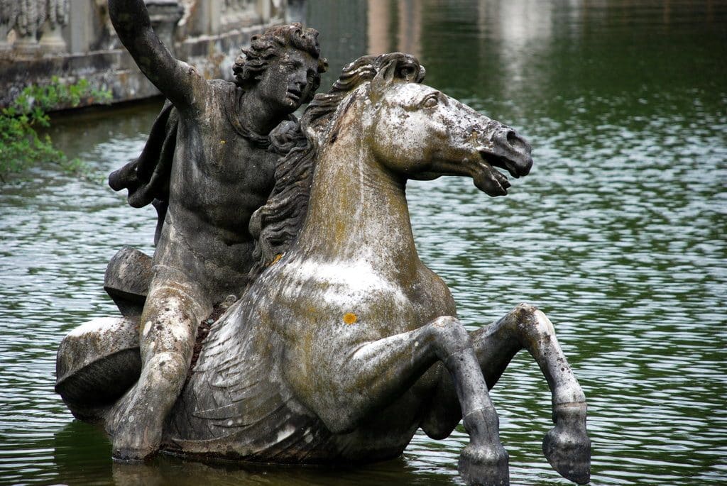 Jolie statue jardin Boboli