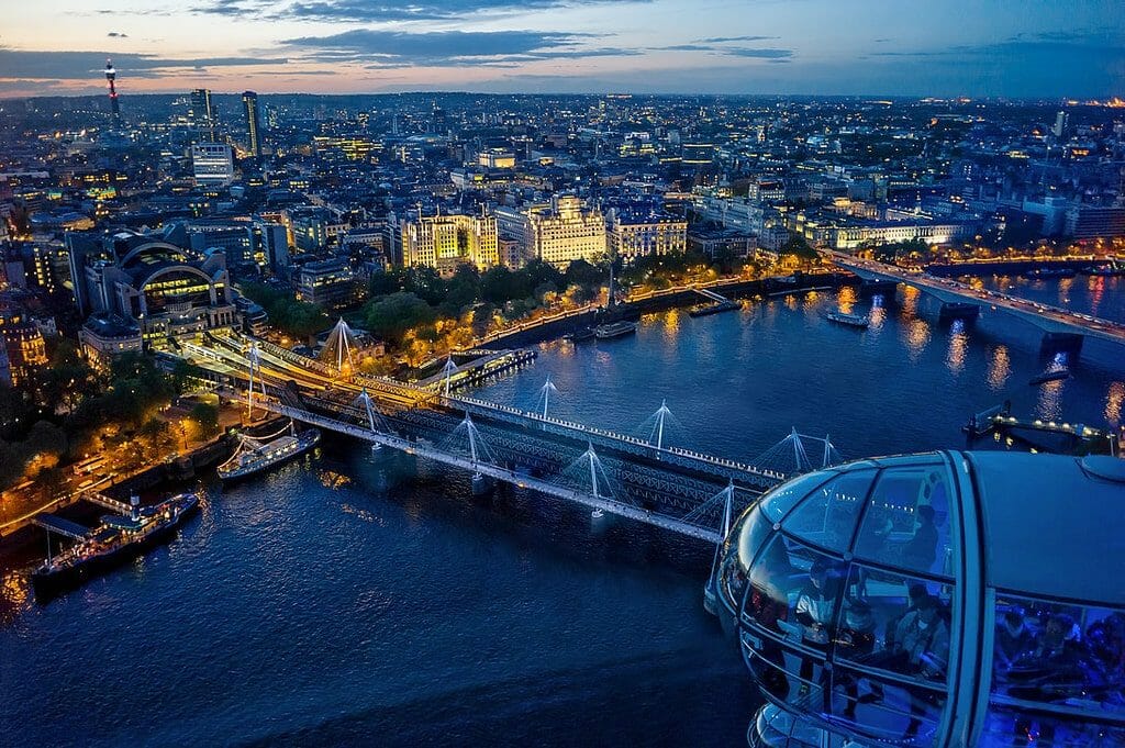Vue_Nuit_London_Eye Vue Nuit London Eye