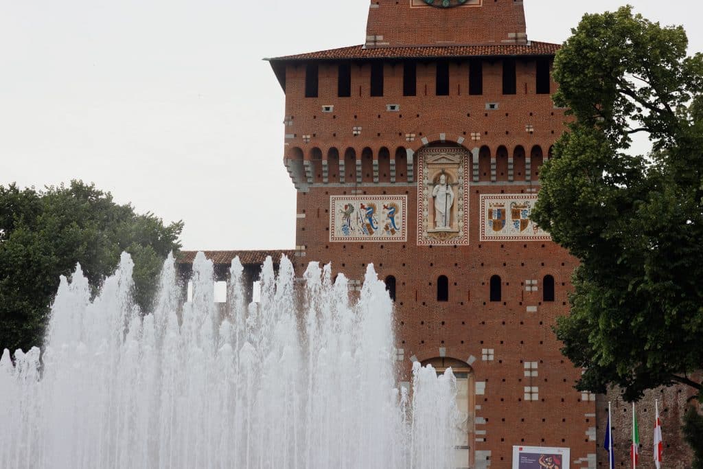 Chateau_Sforza_milan visiter Chateau Sforza milan