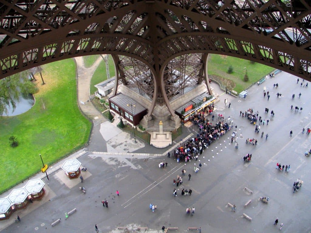 entree tour eiffel sans billet