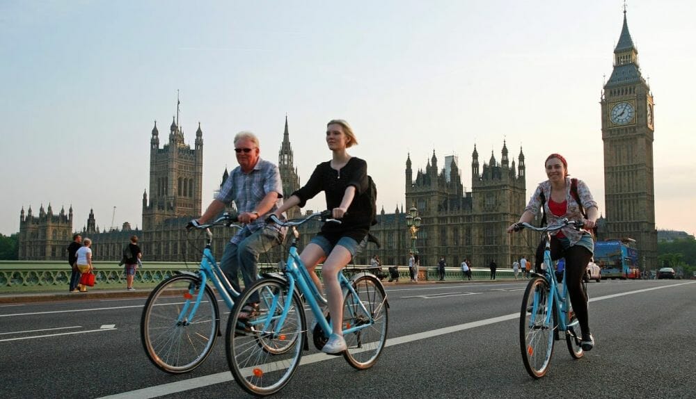 visite Londres à vélo