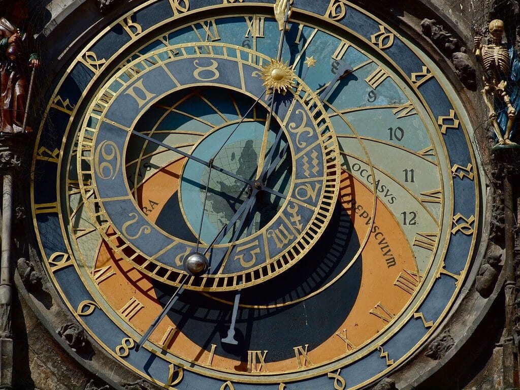 cercle zodiacale horloge astronomique prague