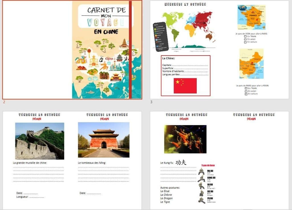 carnet voyage en famille
